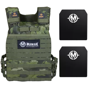 PACK Γιλέκο Tactical Plate Carrier & Σετ από 2 πλάκες 4KG