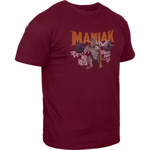 Camiseta  de manga corta Burgundy - Tigre Talla S