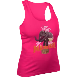 Camiseta de tirantes Fucsia - Elefante Talla XS