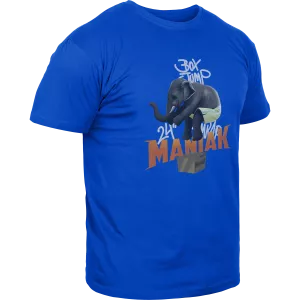 Camiseta  de manga corta Royal Blue - Elefante Talla S