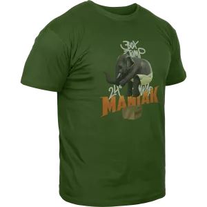 Camiseta  de manga corta Bottle Green - Elefante Talla S