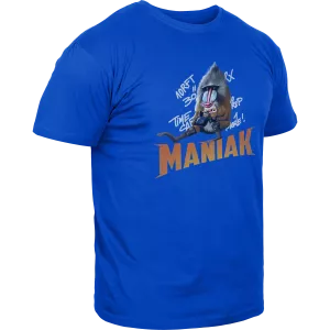 Camiseta de manga corta Royal Blue - Mandril Talla S