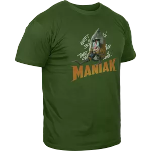 Camiseta de manga corta Bottle Green - Mandril Talla S