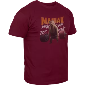 Camiseta de manga corta Burgundy - Oso Talla M