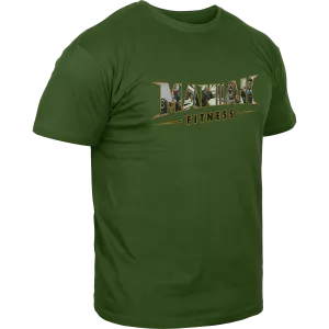 Camiseta de manga corta Bottle Green - Logo Talla S