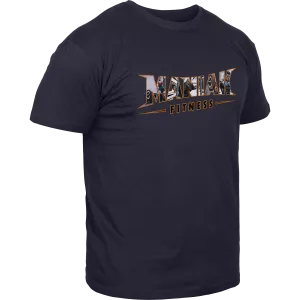 Camiseta de manga corta Navy- Logo Talla M