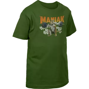 Camiseta niño de manga corta Bottle green - Tigre Talla 3-4