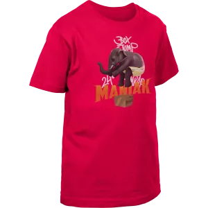 Camiseta niño de manga corta Red - Elefante Talla 3-4