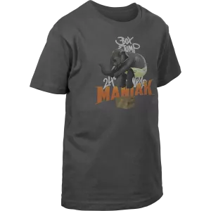 Camiseta niño de manga corta Graphite - Elefante Talla 7-8