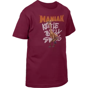 Camiseta niño de manga corta Burgundy - Jirafa Talla 3-4