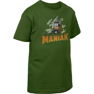 Camiseta niño de manga corta Bottle Green - Mandril Talla 3-4