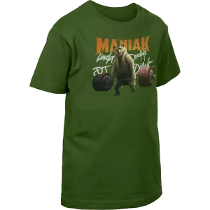 Camiseta niño de manga corta Bottle green - Oso Talla 3-4