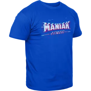 Camiseta de manga corta Royal blue - Glitch Talla S