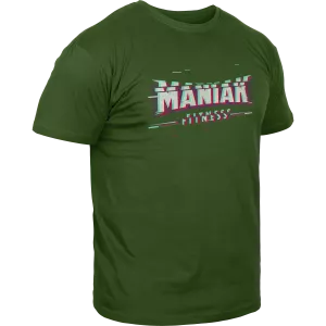 Camiseta de manga corta Bottle green - Glitch Talla S