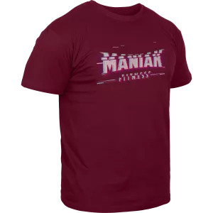 Camiseta de manga corta Burgundy - Glitch Talla S