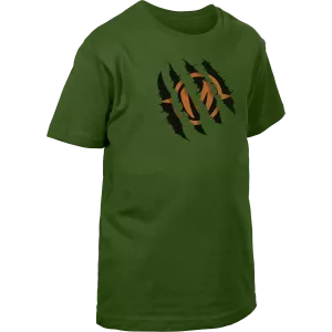 Camiseta niño de manga corta Bottle green - Garra Talla 9-11