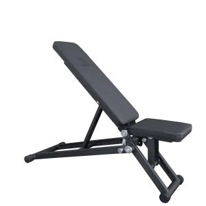 Banco plegable reclinable Negro