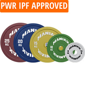 Calibrated metal plates for Powerlifting PWR