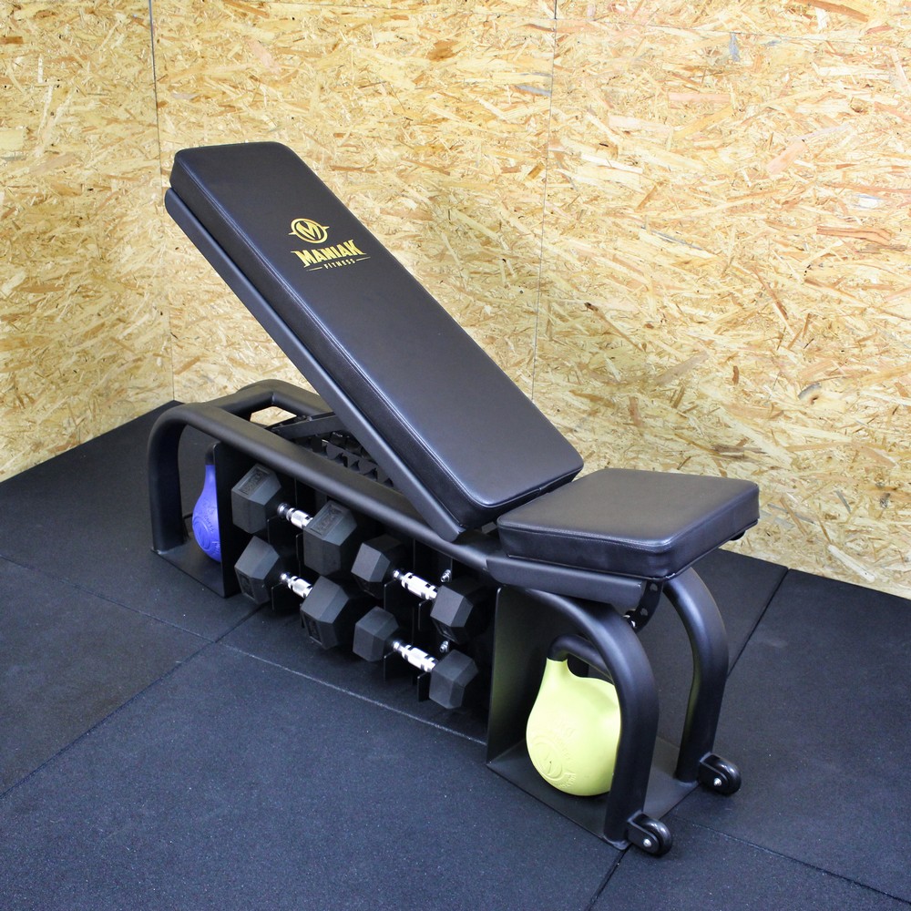 ManiakFitness - Banco Reclinable Almacenamiento TopGrade